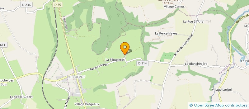 localisation de l'entreprise MONSIEUR SIMON DUHOMMET  LE LOREUR