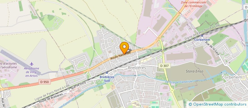 localisation de l'entreprise MONSIEUR SIMON DUPAYAGE  BREBIERES