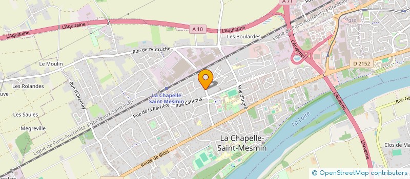 localisation de l'entreprise MONSIEUR SIMON DUPONT à LA CHAPELLE-SAINT-MESMIN