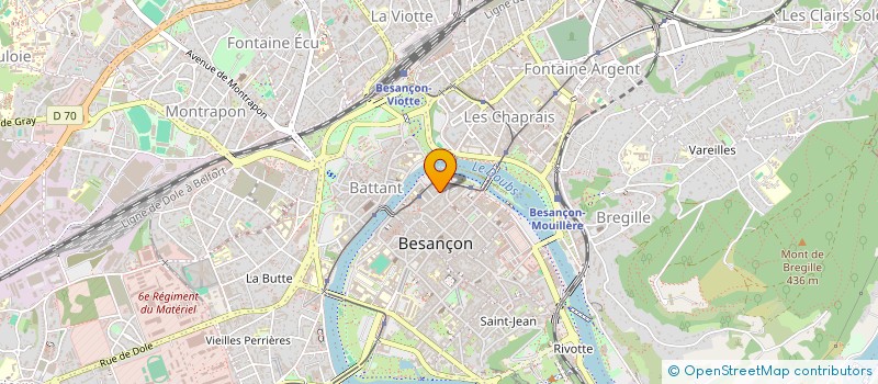 localisation de l'entreprise MONSIEUR SIMON DUREUX à BESANCON