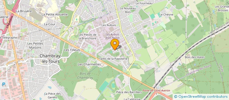 localisation de l'entreprise MONSIEUR SIMON DUVAL à CHAMBRAY-LES-TOURS