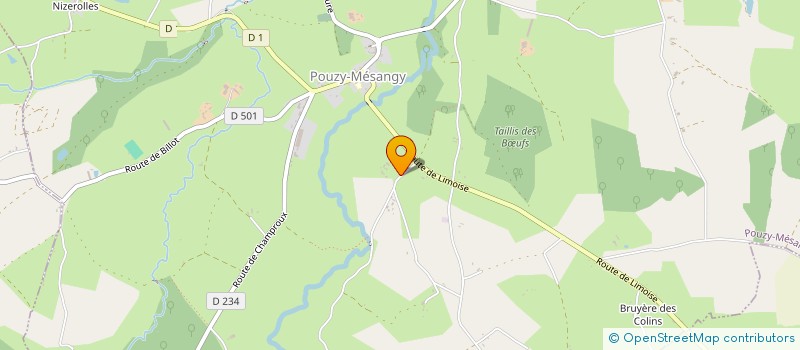 localisation de l'entreprise MONSIEUR SIMON DUVERGER à POUZY-MESANGY