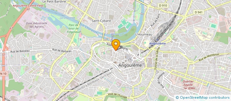 localisation de l'entreprise MONSIEUR SIMON ECARY à ANGOULEME