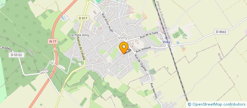 localisation de l'entreprise MONSIEUR SIMON EICHELBERGER  VIMY