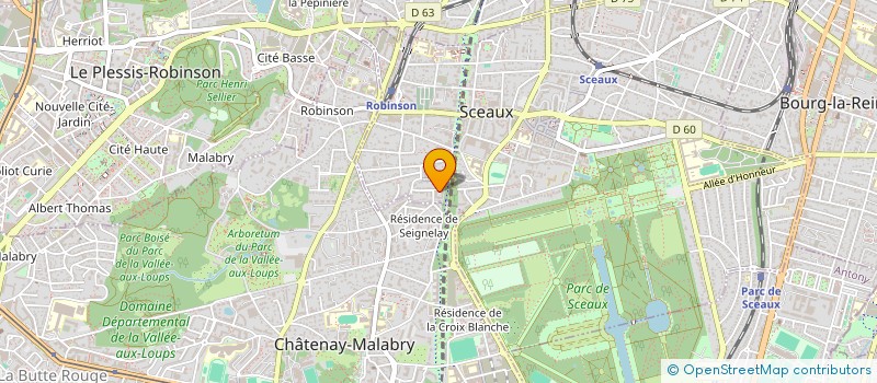 localisation de l'entreprise MONSIEUR SIMON ELRHARBI  SCEAUX