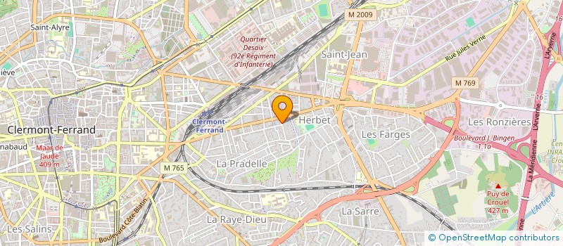 localisation de l'entreprise MONSIEUR SIMON ENSOR à CLERMONT-FERRAND