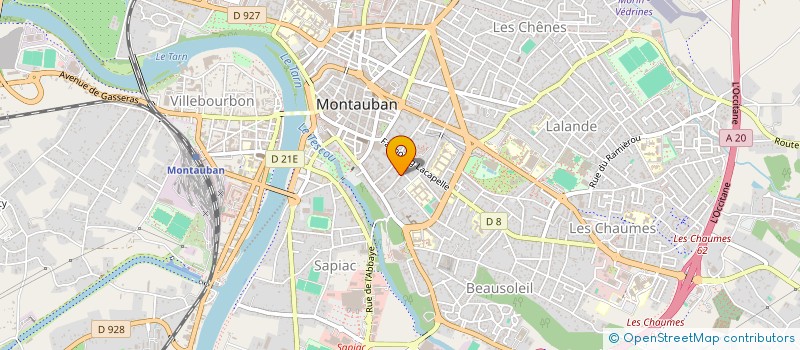 localisation de l'entreprise MONSIEUR SIMON ESPANEL à MONTAUBAN