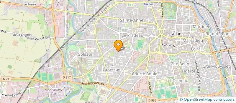 localisation de l'entreprise MONSIEUR SIMON ESPITAU  TARBES