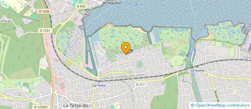 localisation de l'entreprise MONSIEUR SIMON FAURE à LA TESTE-DE-BUCH