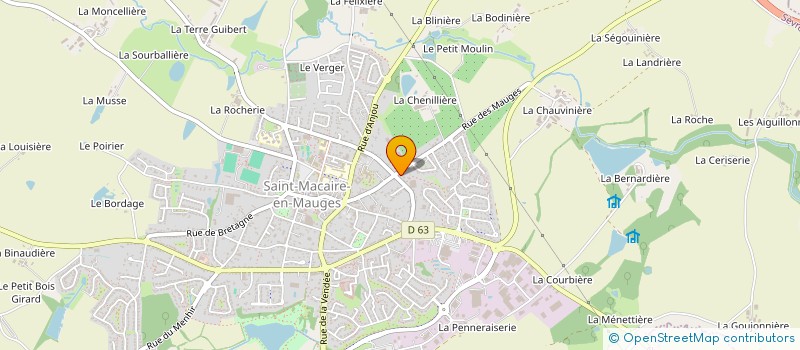 localisation de l'entreprise MONSIEUR SIMON FAVREAU  SEVREMOINE