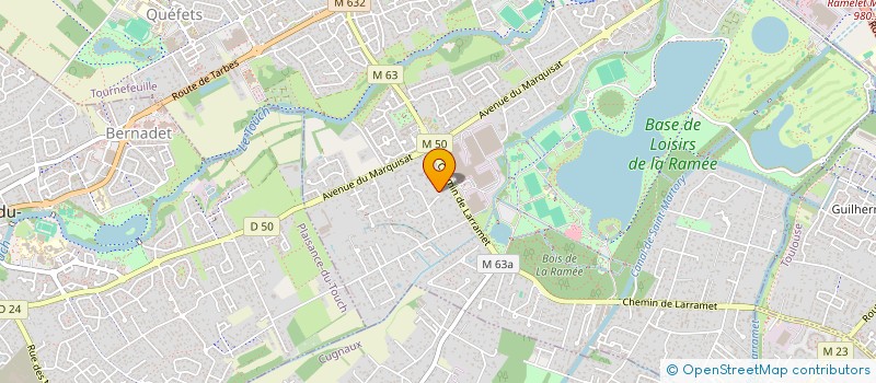 localisation de l'entreprise MONSIEUR SIMON FEBVRE  TOURNEFEUILLE