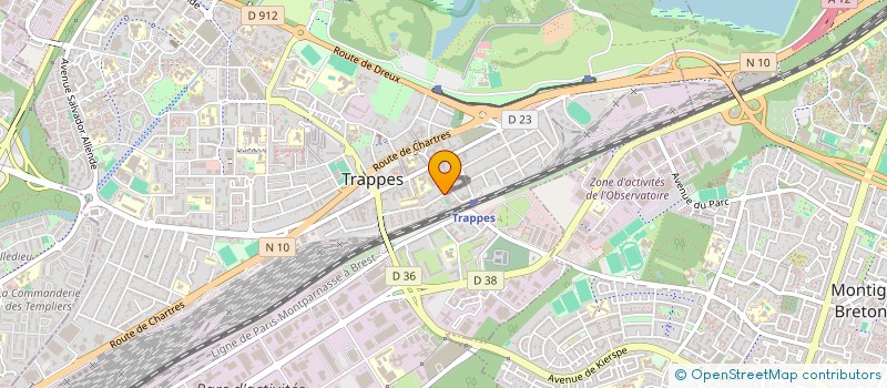 localisation de l'entreprise MONSIEUR SIMON FERCHAL  TRAPPES