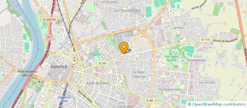 localisation de l'entreprise MONSIEUR SIMON FERNANDEZ  VALENCE