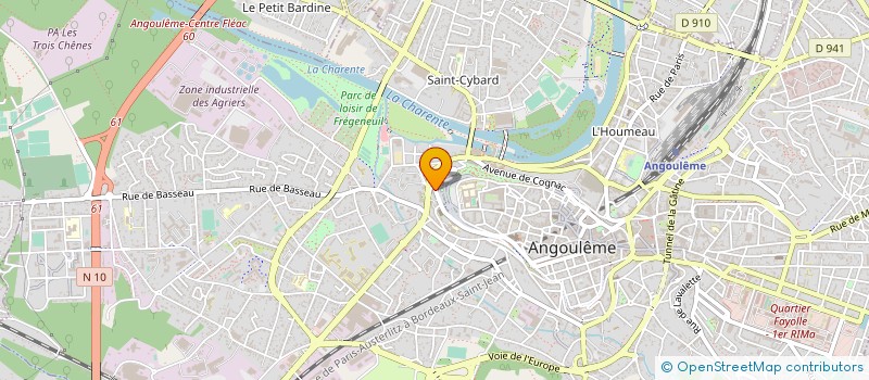 localisation de l'entreprise MONSIEUR SIMON FERRARI à ANGOULEME