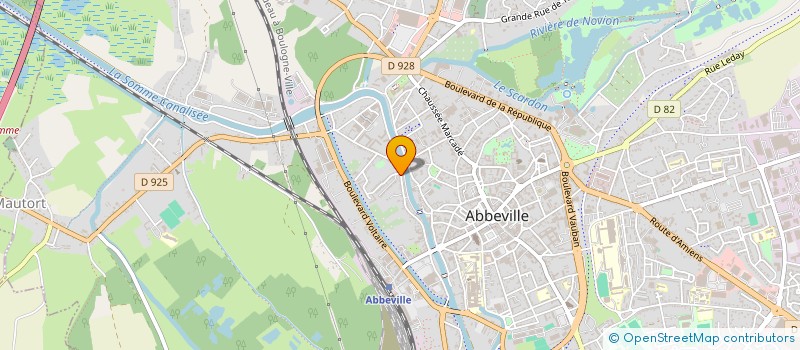 localisation de l'entreprise MONSIEUR SIMON FEVIN  ABBEVILLE