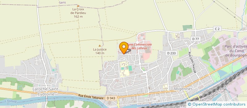 localisation de l'entreprise MONSIEUR SIMON FILA  MIGENNES