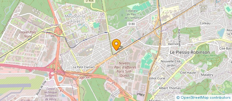 localisation de l'entreprise MONSIEUR SIMON FILLODEAU à CLAMART
