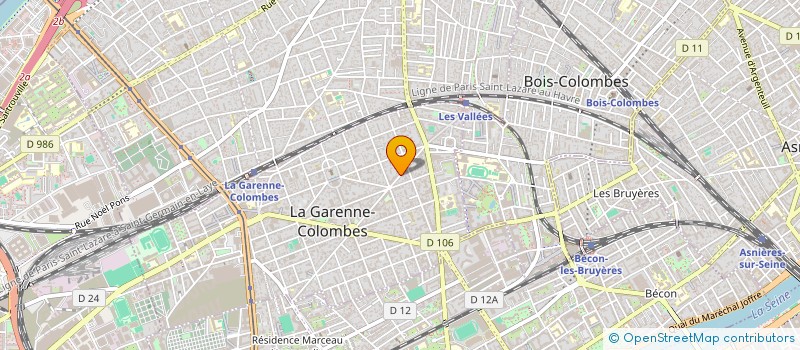 localisation de l'entreprise MONSIEUR SIMON FINDINIER à LA GARENNE-COLOMBES