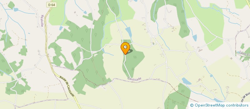 localisation de l'entreprise MONSIEUR SIMON FLAUJAC  CAUSSADE