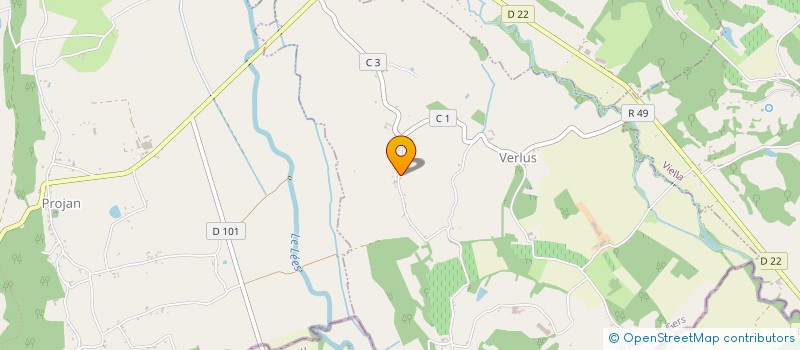 localisation de l'entreprise MONSIEUR SIMON FORNEROD  LABARTHETE