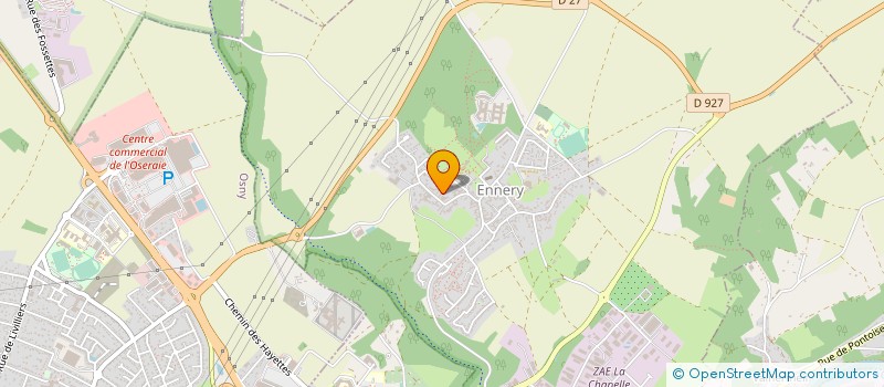 localisation de l'entreprise MONSIEUR SIMON FOURNIER  ENNERY