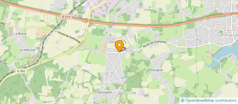 localisation de l'entreprise MONSIEUR SIMON FOURRIER  PORNICHET