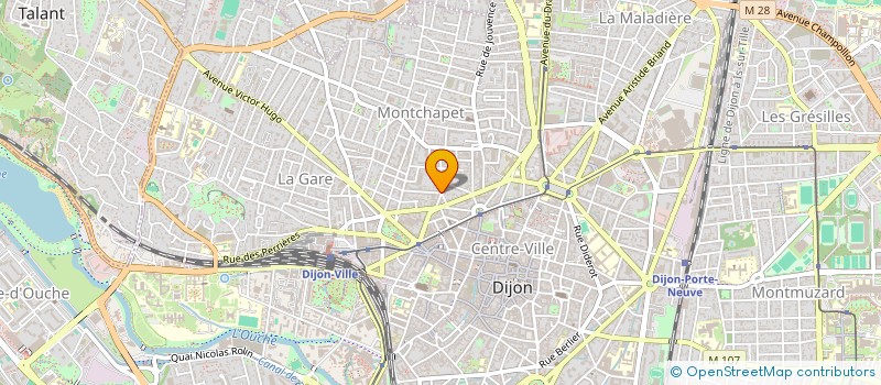 localisation de l'entreprise MONSIEUR SIMON FRANCOIS à DIJON