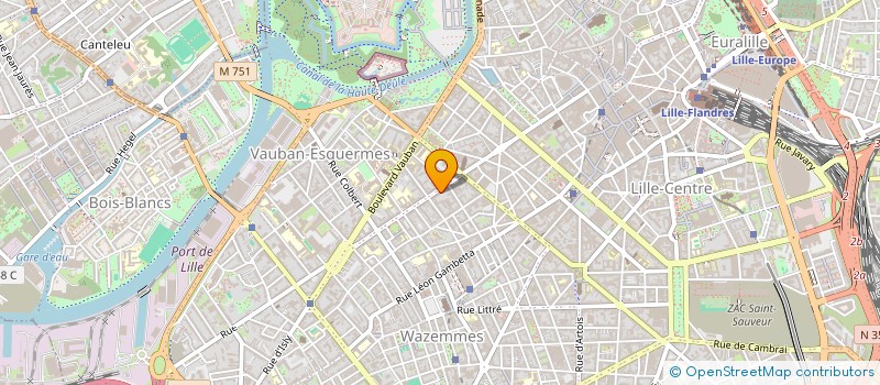 localisation de l'entreprise MONSIEUR SIMON FREVILLE  LILLE