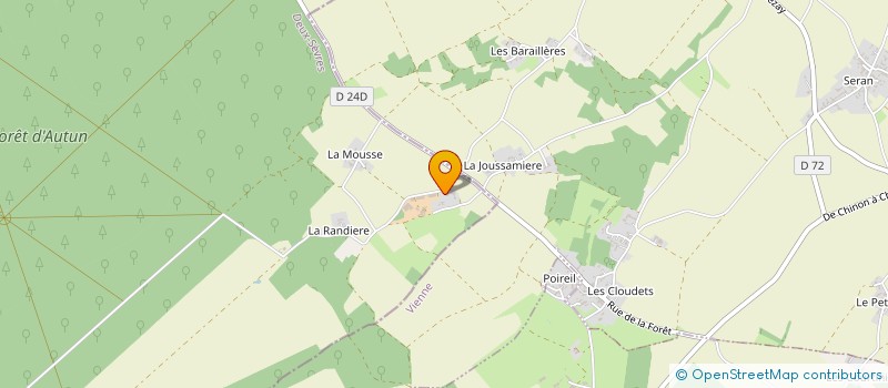 localisation de l'entreprise MONSIEUR SIMON GAILLARD  THENEZAY