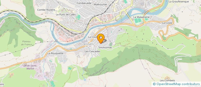 localisation de l'entreprise MONSIEUR SIMON GAILLARD  VEZINS-DE-LEVEZOU