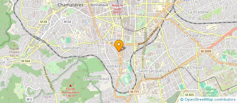 localisation de l'entreprise MONSIEUR SIMON GALIE  CLERMONT-FERRAND