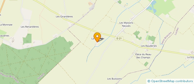 localisation de l'entreprise MONSIEUR SIMON GARREAU  SAINT-BRANCHS