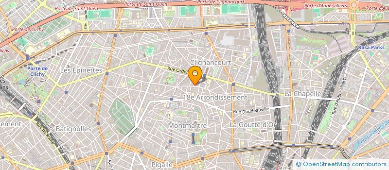 localisation de l'entreprise MONSIEUR SIMON GAVILLET DE PENEY  PARIS