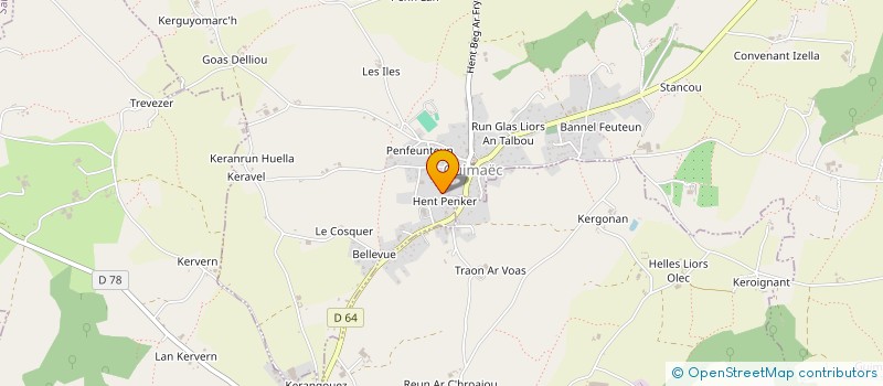 localisation de l'entreprise MONSIEUR SIMON GERARD à GUIMAEC