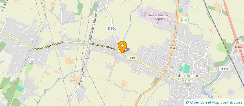 localisation de l'entreprise MONSIEUR SIMON GIBELLO SOCCO  LABARTHE-SUR-LEZE