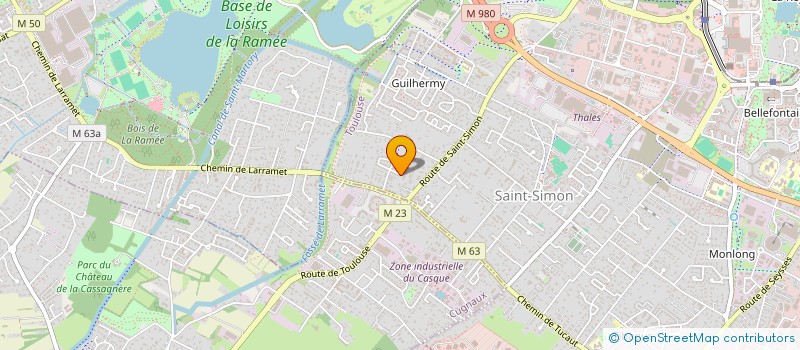 localisation de l'entreprise MONSIEUR SIMON GIRARD  TOULOUSE