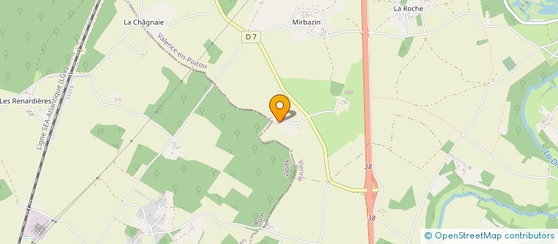 localisation de l'entreprise MONSIEUR SIMON GIRAUD  VALENCE-EN-POITOU