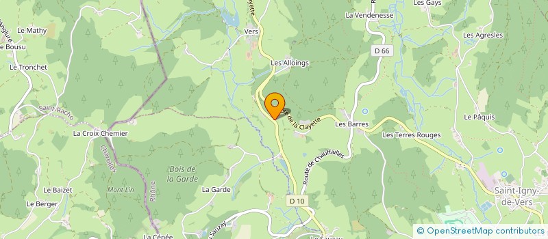 localisation de l'entreprise MONSIEUR SIMON GIRAUD  SAINT-IGNY-DE-VERS