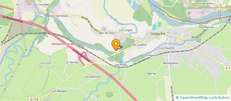 localisation de l'entreprise MONSIEUR SIMON GIROUX  DIOU