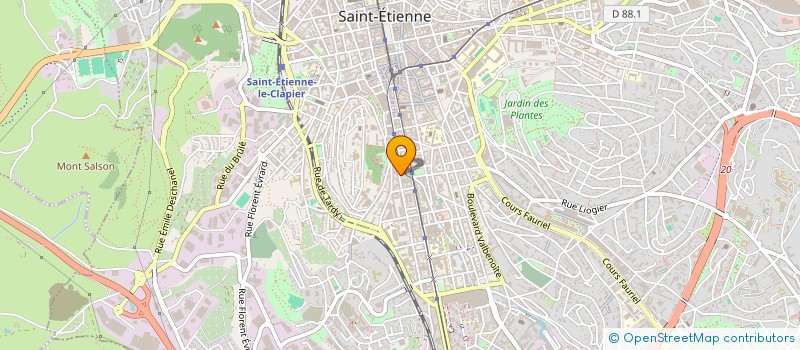 localisation de l'entreprise MONSIEUR SIMON GLEISES  SAINT-ETIENNE