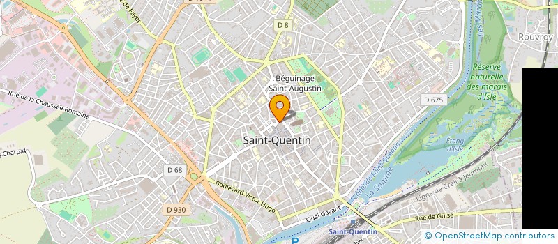 localisation de l'entreprise MONSIEUR SIMON GLICENSTAJN à SAINT-QUENTIN