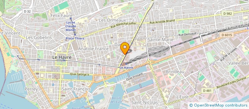 localisation de l'entreprise MONSIEUR SIMON GODEFROY  LE HAVRE