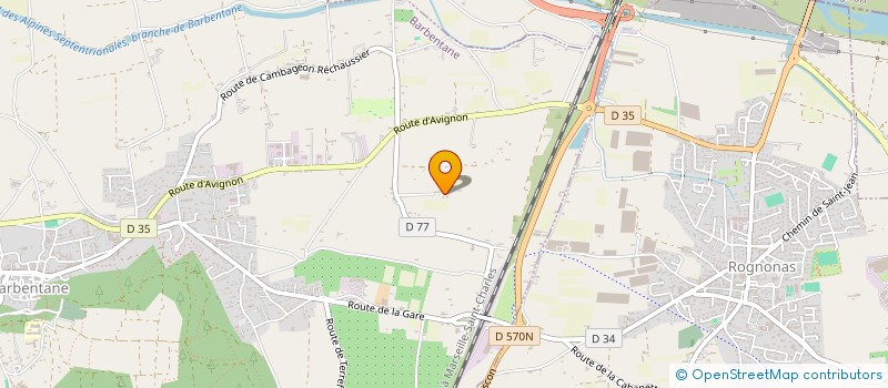 localisation de l'entreprise MONSIEUR SIMON GONTIER  BARBENTANE