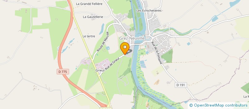 localisation de l'entreprise MONSIEUR SIMON GOULAY  GREZ-NEUVILLE