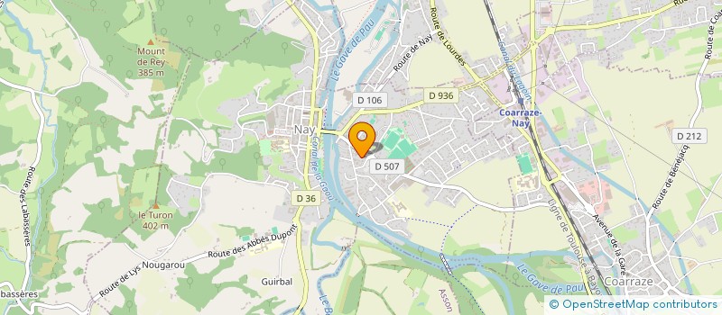 localisation de l'entreprise MONSIEUR SIMON GOURDON  NAY