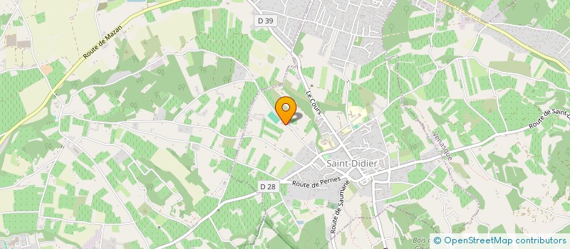 localisation de l'entreprise MONSIEUR SIMON GRAILLE  SAINT-DIDIER