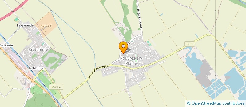 localisation de l'entreprise MONSIEUR SIMON GRANGE  ROUVRES-EN-PLAINE