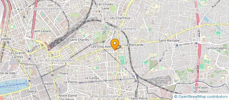 localisation de l'entreprise MONSIEUR SIMON GROS  MARSEILLE