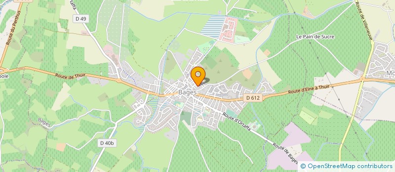 localisation de l'entreprise MONSIEUR SIMON GROUT  BAGES