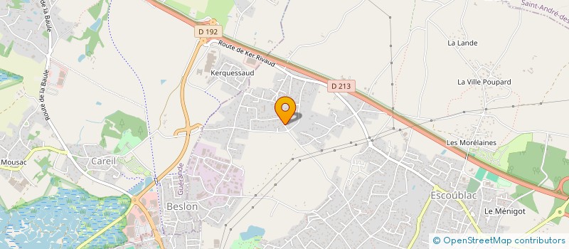 localisation de l'entreprise MONSIEUR SIMON GUEHO  LA BAULE-ESCOUBLAC